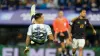 Argentina’s Lautaro Martinez scores his side’s goal against Peru (Natacha Pisarenko/AP)