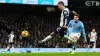 James Maddison volleys Tottenham in front at the Etihad Stadium (Martin Rickett/PA)