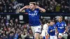 Liam Delap celebrates his goal for Ipswich against Chelsea (Adam Davy/PA)