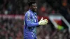 Manchester United goalkeeper Andre Onana kept a clean sheet against Fulham (Martin Rickett/PA).