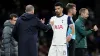 Dominic Solanke is congratulated by Tottenham head coach Ange Postecoglou (Nick Potts/PA)