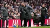 Ange Postecoglou shows his frustration during Tottenham’s 2-1 loss at home to Newcastle (John Walton/PA)