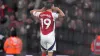 Leandro Trossard celebrates scoring Arsenal’s winner (Bradley Collyer/PA)