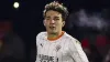 Kyle Joseph celebrates scoring for Blackpool at Wycombe (Steven Paston/PA)