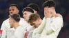 Arsenal’s Kai Havertz (right) reacts after missing a penalty in the shoot-out during his side’s FA Cup defeat to Manchester 