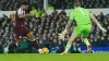 Ollie Watkins, left, scores the winning goal for Villa (Peter Byrne/PA)