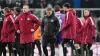 Newcastle boss Eddie Howe (centre) was left “hugely frustrated” by a second-successive Premier League defeat at St James’ Pa