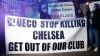 Chelsea fans protested against the club’s owners ahead of kick-off against Southampton (John Walton/PA)