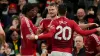 Manchester United’s Matthijs de Ligt celebrates scoring against Ipswich (Martin Rickett/PA)