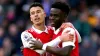 Bukayo Saka, right, and Gabriel Martinelli are on their way back from injuries (Nick Potts/PA)