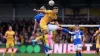 Will Davies, centre, went closest to breaking the deadlock for Sutton (Steven Paston/PA)