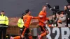 Dundee United’s Sam Dalby (right) celebrates