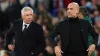 Manchester City boss Pep Guardiola (right) will go head-to-head with Real Madrid counterpart Carlo Ancelotti in the Champion