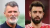 Roy Keane is unimpressed by Manchester United captain Bruno Fernandes (Evan Treacy/Martin Rickett/PA)