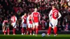 Declan Rice stands dejected after West Ham’s winner (Mike Egerton/PA)