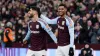 Aston Villa’s Marco Asensio celebrates with Marcus Rashford (Bradley Collyer/PA)