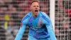 Nottingham Forest goalkeeper Matz Sels celebrates (Mike Egerton/PA)