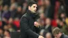 Mikel Arteta will not concede defeat in the title race (Martin Rickett/PA)